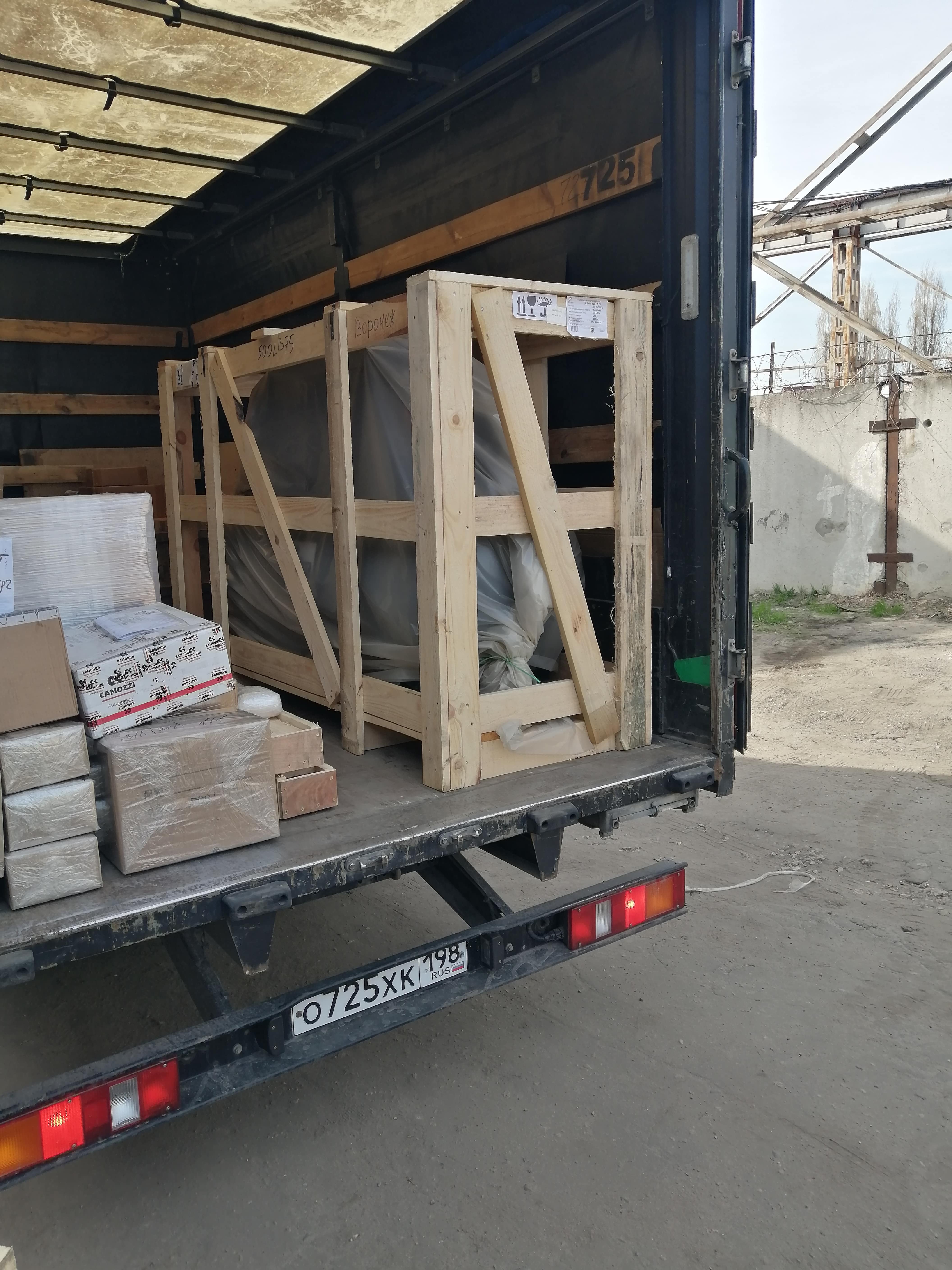 Отгрузка компрессора Remeza СБ4/Ф-500.LB75 в г. Воронеж