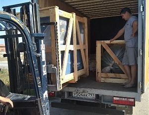 Отгрузка винтового компрессора Remeza ВК20Т-15 для завода в Челябинске