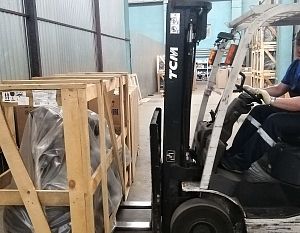 Отгрузка поршневого компрессора СБ4/Ф-500.LB75 на Атомную станцию