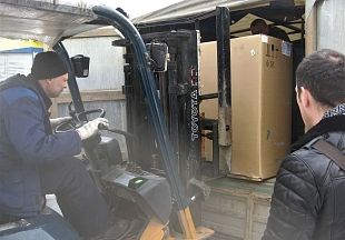 Отгрузка дилеру поршневого компрессора Remeza СБ4/С-100.LB75 в г. Екатеринбург