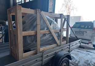 Отгрузка поршневого компрессора Remeza СБ4/Ф-500.LB75 в г. Новосибирск