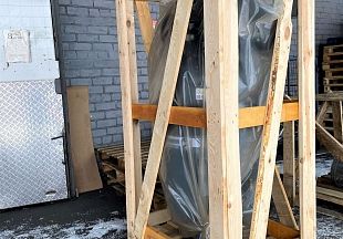 Отгрузка компрессора Remeza СБ4/Ф-270.LB75 B для компании занимающейся плоттерной резкой