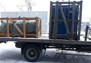 Отгрузка компрессора Remeza ВК40Т-10 и ресивера Remeza РВ 900.10.00 для компании ООО «Новоторг»